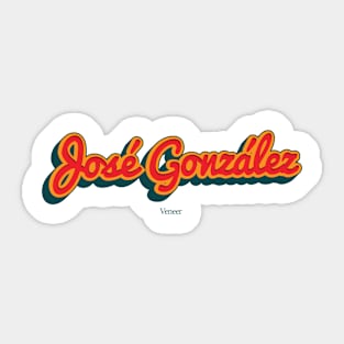 José González Sticker